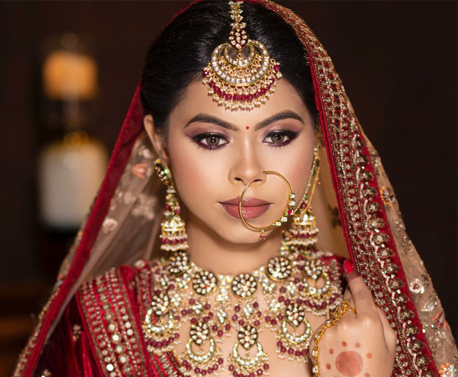 b3est bridal makeup artist in delhi ncr