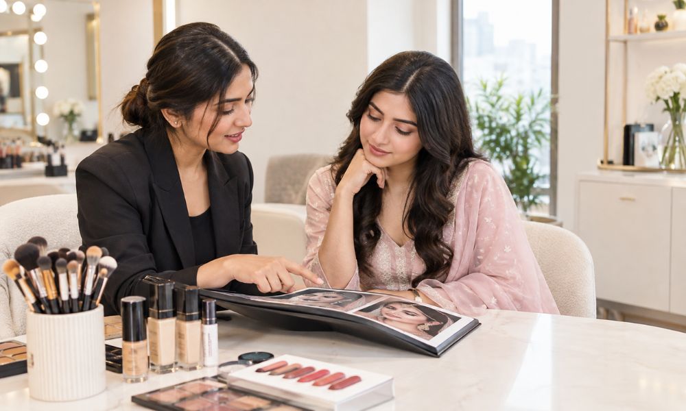 What to Discuss With a Bridal Makeup Artist in Delhi Before Booking